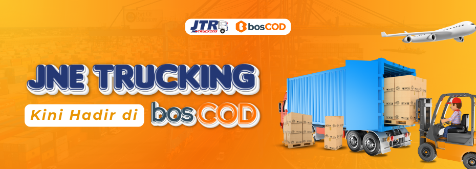 JNE Trucking (JTR) Tersedia di bosCOD