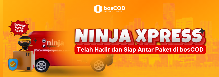 Ninja Xpress telah hadir di bosCOD. Kirim Paket Ninjamu Disini!