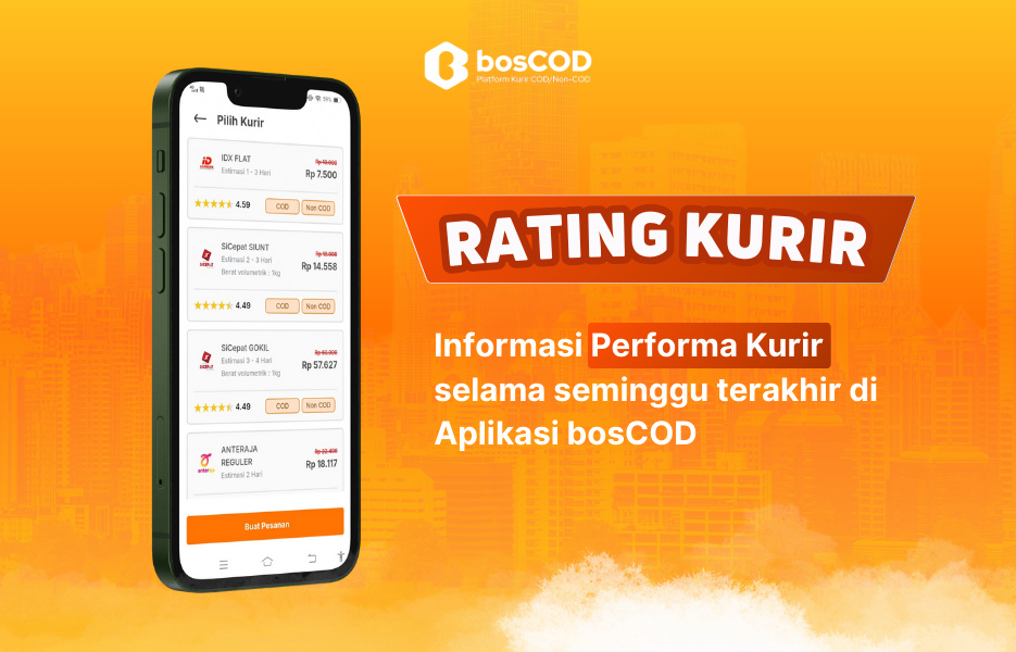 Fitur Rating Performa Kurir tuk Jaga Kelancaran Pengiriman Paket Shipper bosCOD