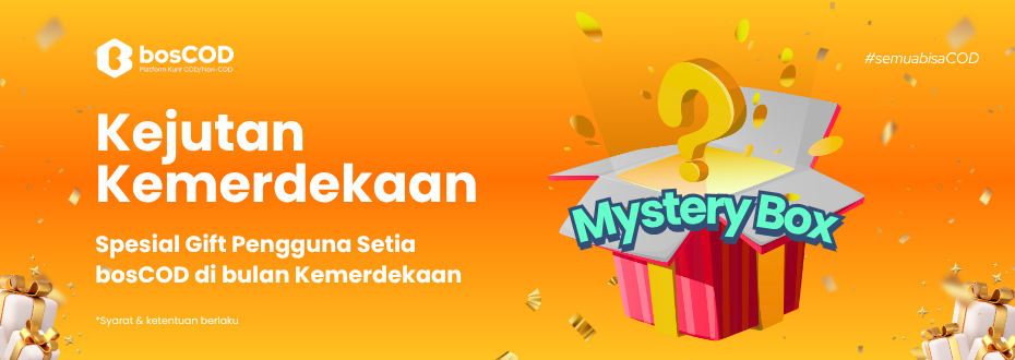 Promo Spesial Gift Bulan Kemerdekaan dari bosCOD!
