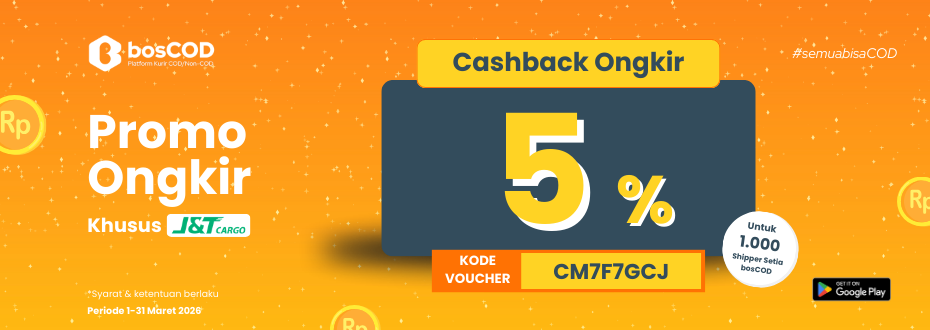 Cashback Ongkir 5% Khusus Pengiriman JnT Cargo Maret 2026