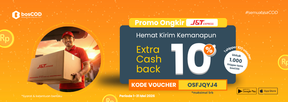 Cashback Ongkir 10% JnT Express Mei 2026