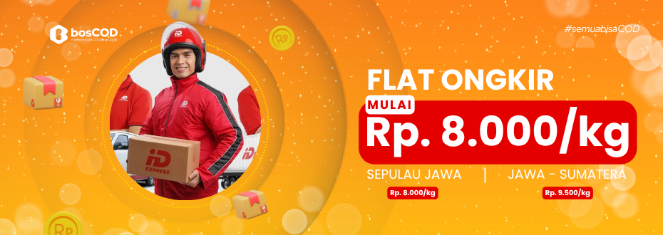 Flat Ongkir ID Express Mulai Rp 8.000/kg – Kirim Hemat di bosCOD!